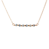Gemstone Bar Necklace