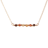 Gemstone Bar Necklace
