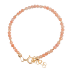 sand + salt sunstone bracelet; gold filled and gemstone jewelry