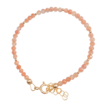 sand + salt sunstone bracelet; gold filled and gemstone jewelry