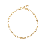Classic Paperclip Chain Bracelet