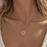 Mermaid Coin Pendant Necklace