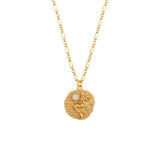 Mermaid Coin Pendant Necklace