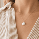 Coin Pearl Pendant Necklace