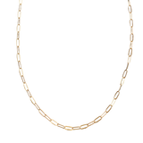 Dainty Paperclip Chain Necklace